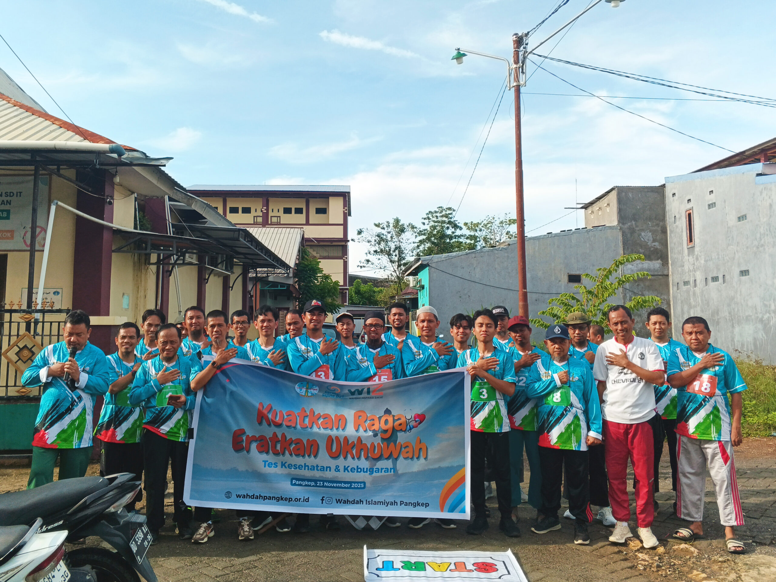 Pemeriksaan Kesehatan & Kebugaran Pengurus DPD Wahdah Islamiyah Pangkep