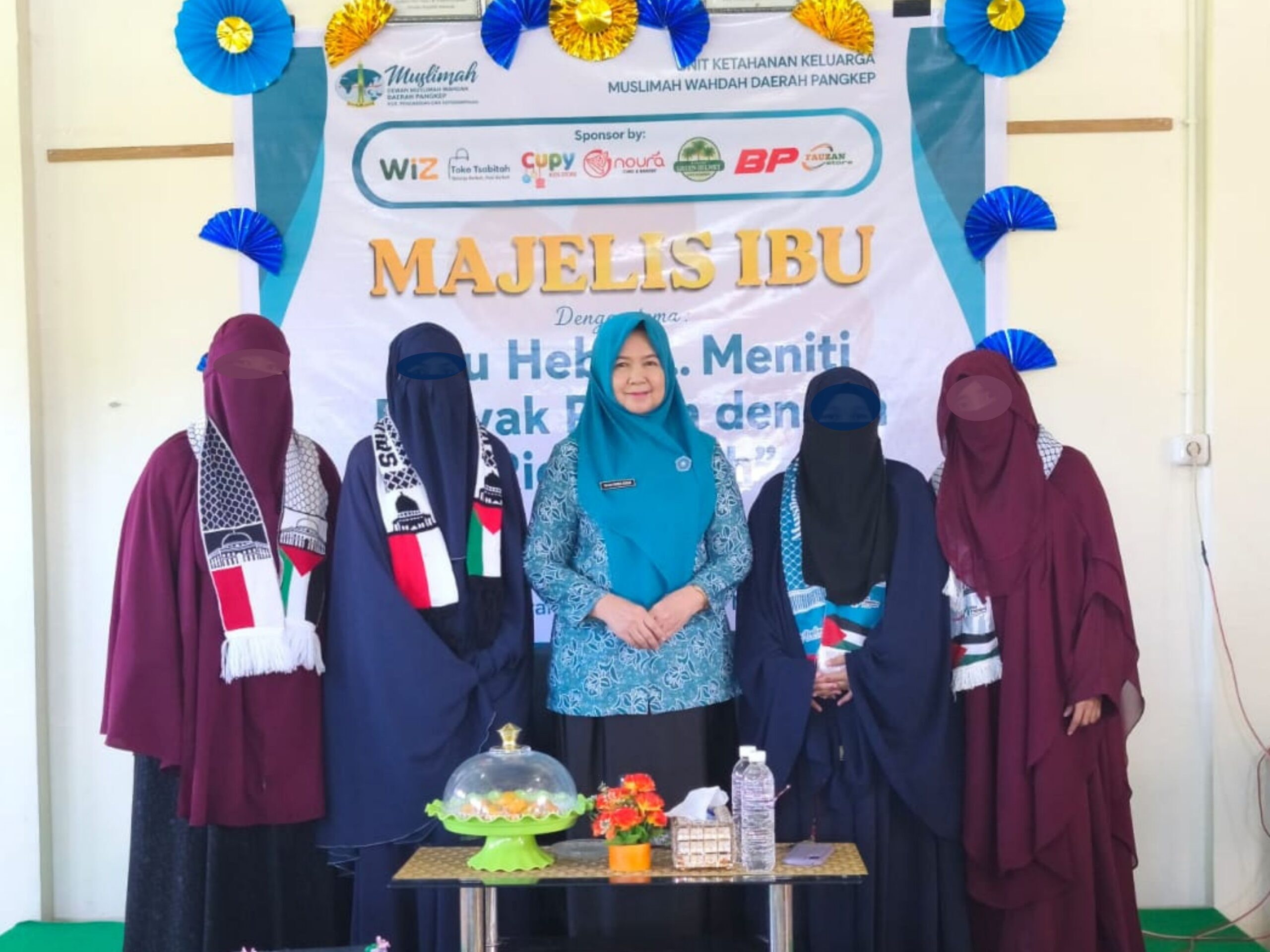 Ibu Wakil Bupati Kab. Pangkep menghadiri Majelis Ibu Muslimah Wahdah Pangkep